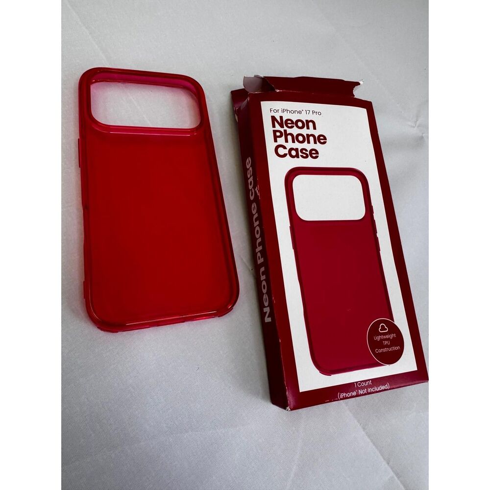 GEMS Clear iPhone 17 Pro Max Phone Case - Red